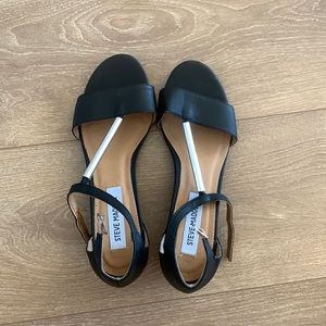 Steve Madden Black Sandals